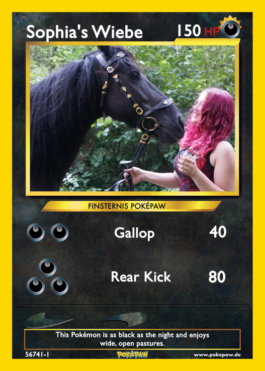 Unique drawings on cards: your horses come to life!!!