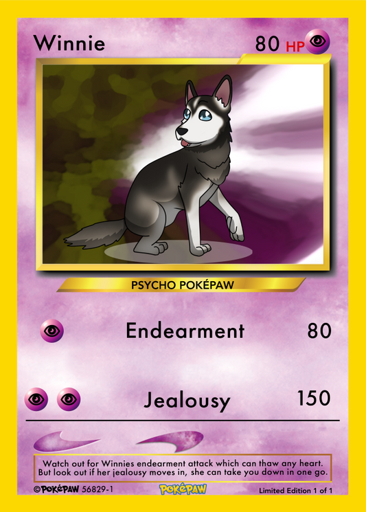 SOUNDS INTERESTING! We can think of several concepts that would represent the transformation of the Husky Dog breed into Pokemon!