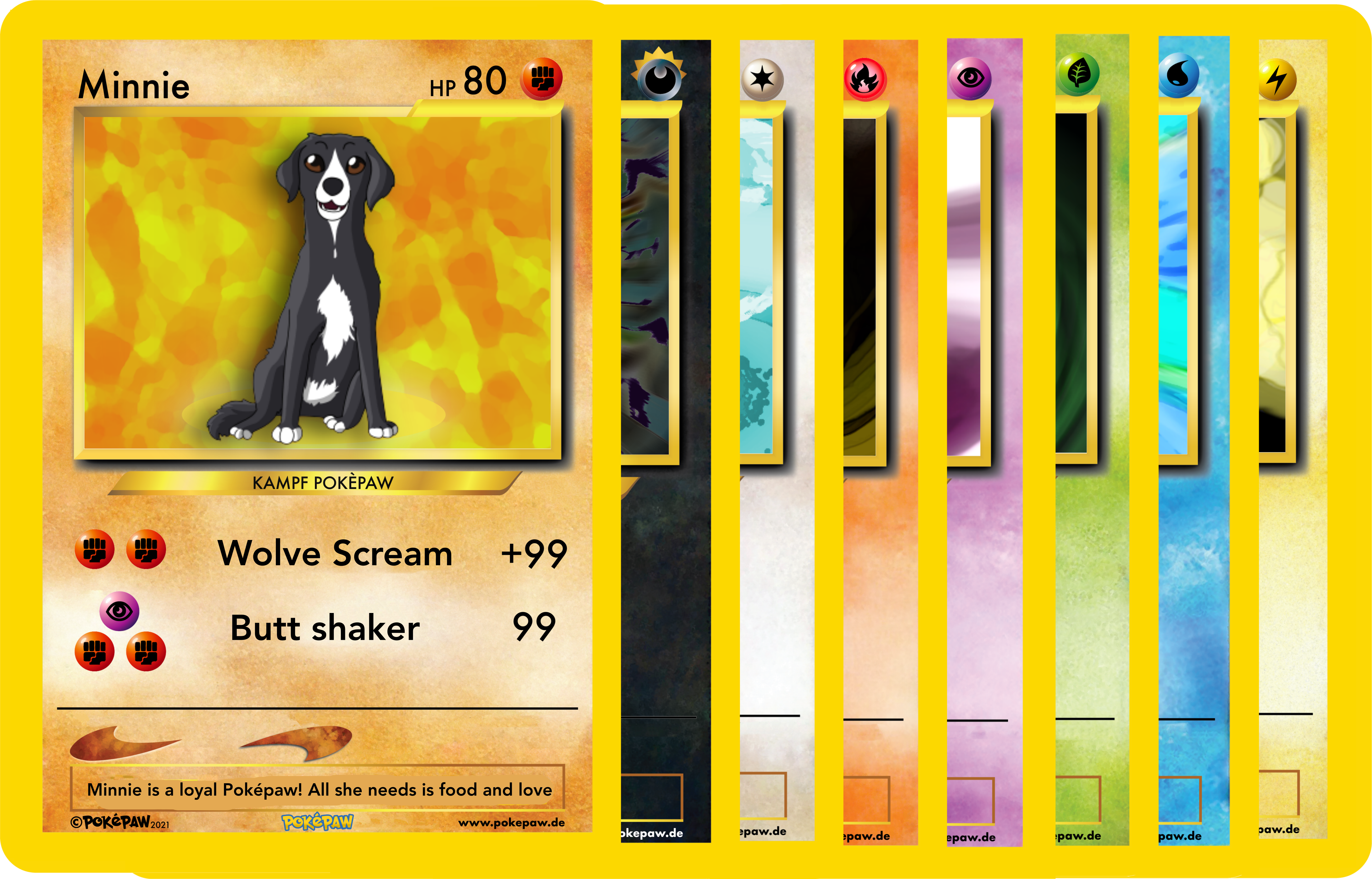 Poképaw Cards - Customized Poké Cards For Your Pet! - Create Yours Now ...