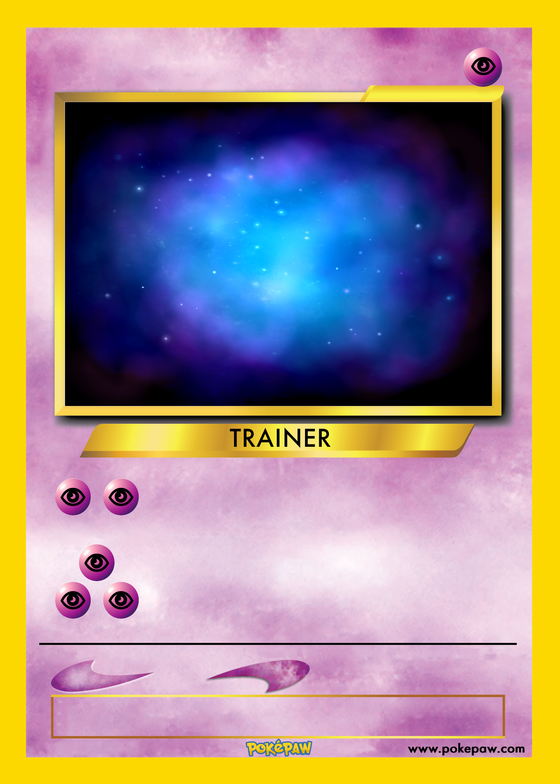 trainer card pokemon template Trainer Card – PokePaw
