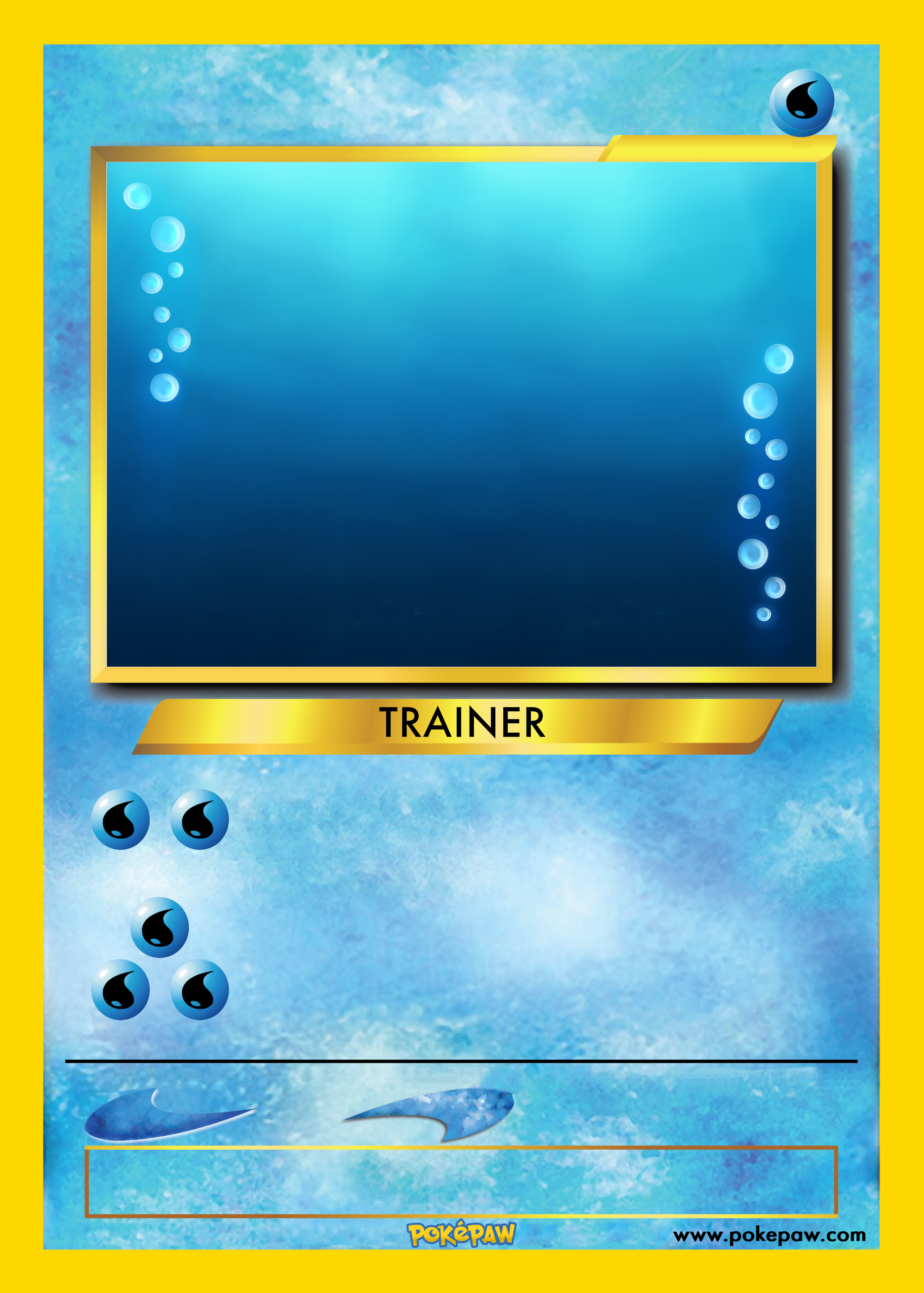 trainer card pokemon template Trainer Card – PokePaw